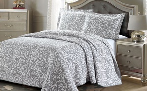 Покрывало Valtery XJ-07, Полиэстер, Евро (240х260) + 2 наволочки (50х70)