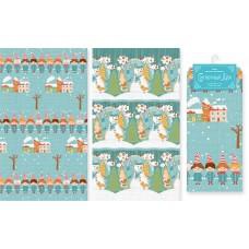 Набор вафельных полотенец "НордТекс" Веселого рождества (40*70-2шт.)