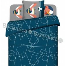 Постельное белье "Василек" Детский Моя команда Бязь (1,5-спальный)
