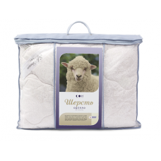 Одеяло "Мягкий сон" Овечья шерсть Comfort в чемодане зимнее (2-спальный, 172*205см.)