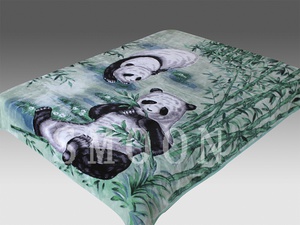 Плед "Орленок" Панды акрил (200*240 см.)