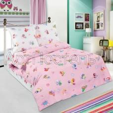 Постельное белье "АртПостель" Детский Бусинка розовая Поплин (1,5-спальный)