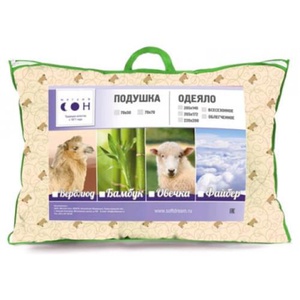 Подушка "Мягкий Сон" Овечка ЭКО (50*70 см.)