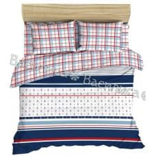 Постельное белье "Василиса" По морям Бязь (1,5-спальный)