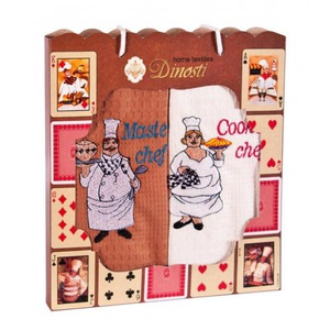 Набор вафельных полотенец "Дино-текс" Повара (50*60-2шт.)