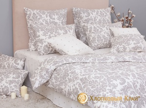 Постельное белье "Хлопковый Край" Равенна лён Бязь-люкс с наволочками 50/70 (1,5-спальный)