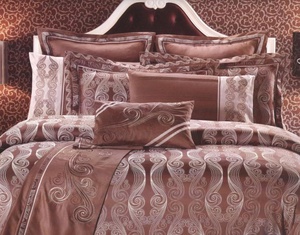 Постельное белье "Valtery" L-31 жаккард шелковый (Евро)