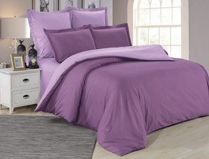 Постельное белье Valtery LS-47, Сатин однотонный, 1.5-спальный