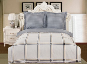 Постельное белье "Valtery" CL-272 сатин печатный (1,5-спальный)