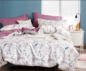 Постельное белье Famille RS-327, Королевский сатин, Евростандарт