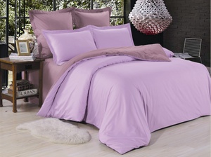 Постельное белье Valtery LS-48, Cатин однотонный, Семейный