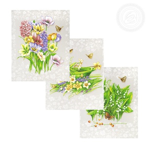 Набор полотенец из рогожки "АртПостель" Аромат (45*60-3шт.)