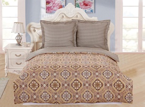 Постельное белье "Valtery" CL-264 сатин печатный (2-спальный)