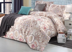 Постельное белье Valtery AP-24, Поплин, Семейный