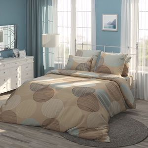 Постельное белье Самойловский текстиль Капучино, Бязь, евростандарт с наволочками 50/70