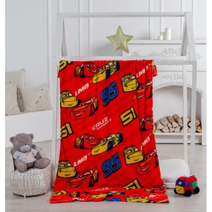 Плед флисовый "Протекс" Павлинка Тачки Молния Маккуин (130*170см.)