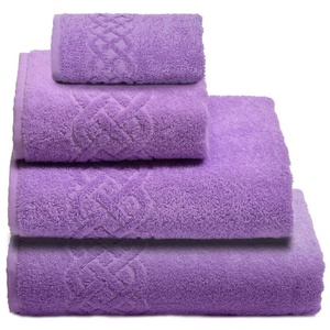 Полотенце махровое "Cleanelly" Plait Сиреневый (100*150см.)