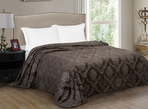 Плед велсофт Valtery Турецкий кофе, 200*220