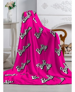 Плед флисовый "Протекс" Павлинка BARBIE (100*150см.)