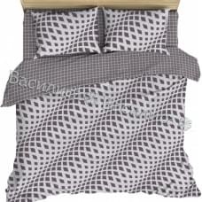 Постельное белье "Василиса" Рельефные волны Бязь (1,5-спальный)