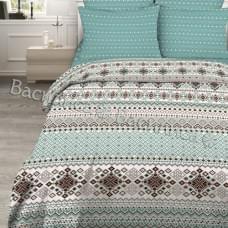 Постельное белье "Василиса" Северные песни 1 Бязь (Евро)