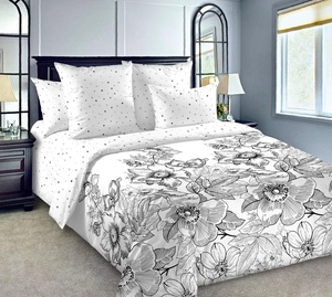 Постельное белье "Текс-Дизайн" Метафора белый Перкаль (Евро)