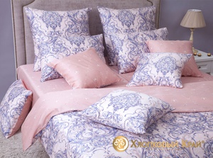 Постельное белье "Хлопковый Край" Марсель жемчуг Сатин (1,5-спальный)