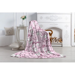 Плед флисовый "Протекс" Павлинка Кошка Мари (150*200см.)