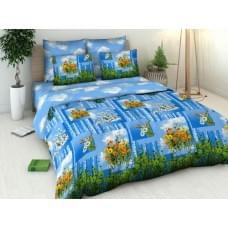 Постельное белье "Василиса" Березовая роща Бязь (Дуэт (Семейный))