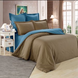 Постельное белье Valtery LS-65, Cатин однотонный, 2-спальный