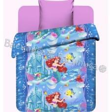 Постельное белье "Василек" Детский Русалочка Бязь (1,5-спальный)