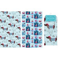 Набор вафельных полотенец "НордТекс" Собачки (40*70-2шт.)