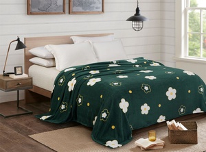 Плед велсофт Valtery Ромашки, 200*220