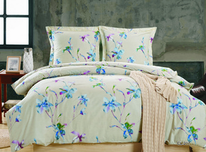 Постельное белье "Valtery" CL-217 сатин печатный (Евро)