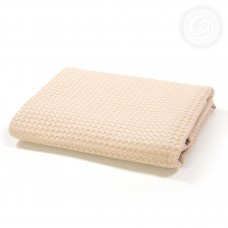 Полотенце вафельное банное "АртПостель" бежевое (70*140-1шт.)