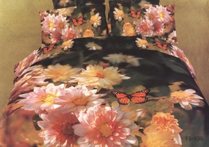 Постельное белье Famille RS-80, Королевский сатин, Евростандарт + 2 наволочки