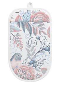 Прихватка "НордТекс" Verossa Птички серые (17*25 Варежка - 1шт.)