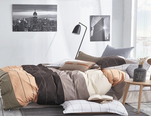 Постельное белье "Valtery" C-284 сатин печатный (1,5-спальный)