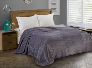 Плед велсофт Вальтери Серая чайка, 200*220