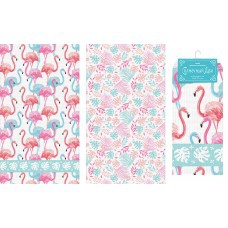 Набор вафельных полотенец "НордТекс" Фламинго (40*70-2шт.)
