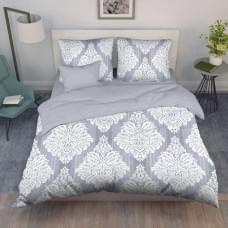 Постельное белье "Василиса" Белая королева Кружева Бязь (Дуэт (Семейный))
