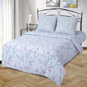 Постельное белье "АртПостель" Гейша Бязь с простынью на резинке (2-спальный)