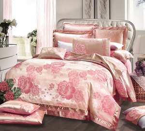 Постельное белье "Valtery" 220-121 жаккард тканный с вышивкой (Дуэт (Семейный)