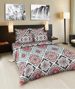 Постельное белье Valtery BR-5, Ришелье-1, Бязь, Евростандарт