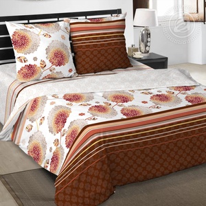 Постельное белье "АртПостель" Гортензия Поплин (2-спальный, европростыня)