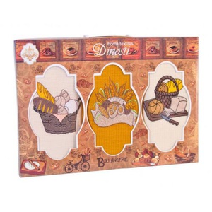 Набор вафельных полотенец "Дино-текс" Хлеб (50*60-3шт.)