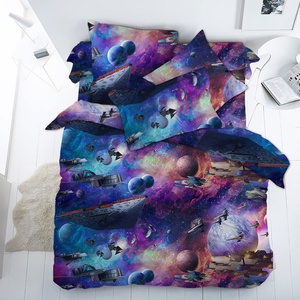 Постельное белье детское Valtery Космос, Поплин, 1.5-спальный