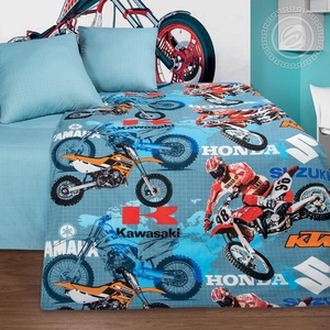 Постельное белье "АртПостель" Детский Мотокросс Поплин (1,5-спальный)