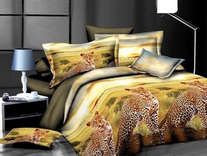 Постельное белье Valtery SF-01, Полисатин 3D, Семейный