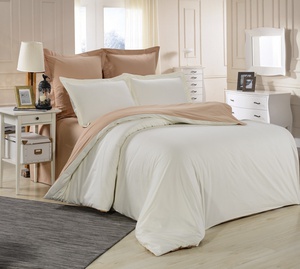 Постельное белье Valtery LS-01, Cатин однотонный, Евростандарт